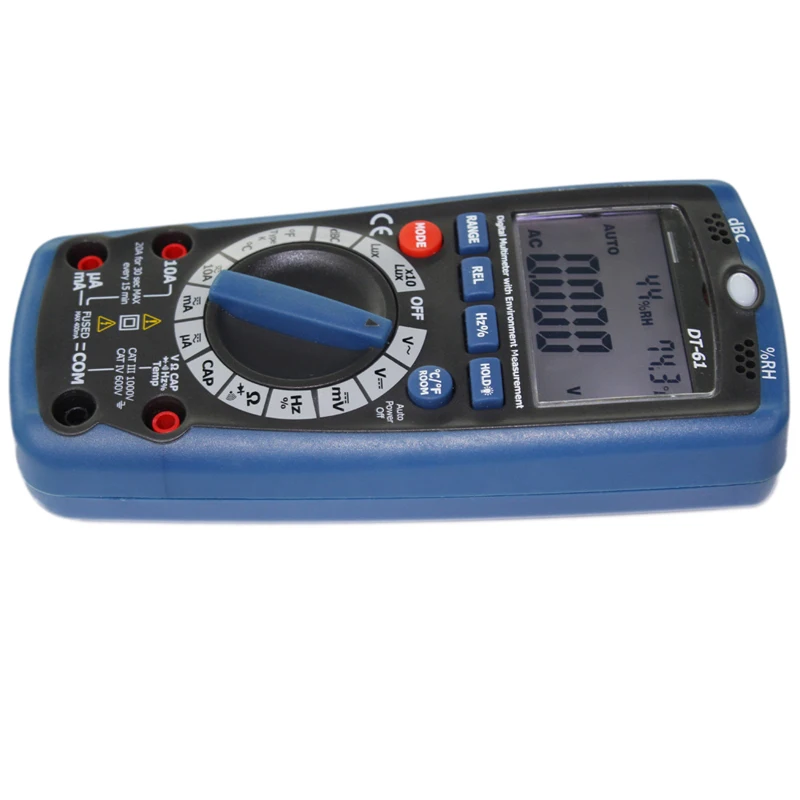DT-61 Multi-function digital multimeter with Environment test environment Voltage current | Инструменты
