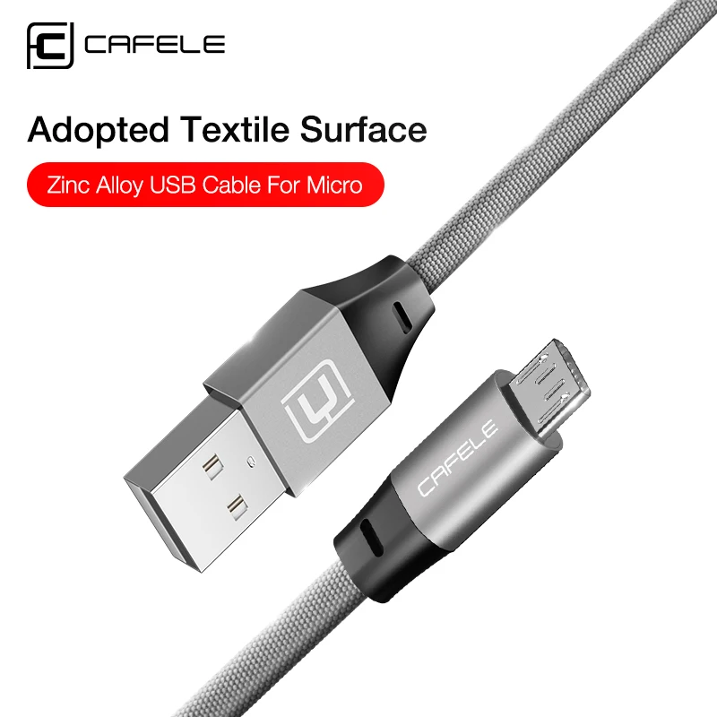 Cafele Кабель Micro USB для samsung huawei Xiaomi Android телефоны зарядка через usb кабель передачи