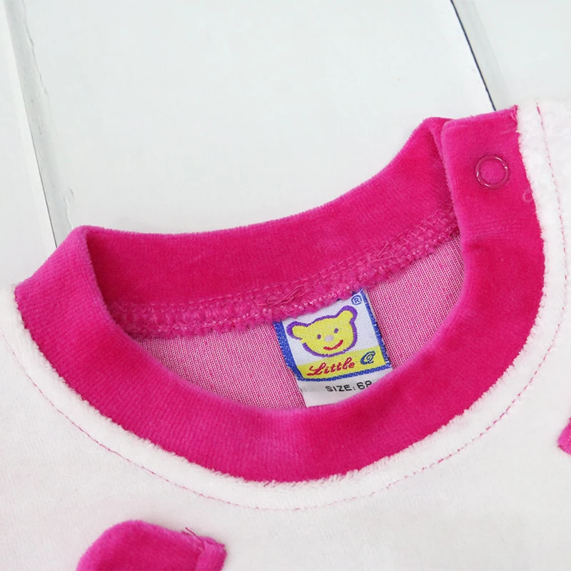 Велюровая красивая блузка с вышивкой рубашки для мальчиков и девочек осенне