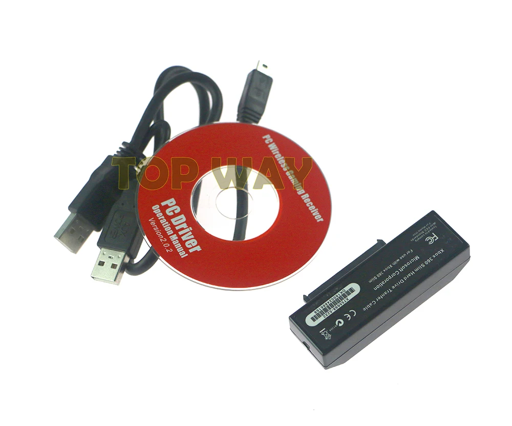 Чёрный тонкий USB-кабель chengdianwan для Xbox360 жесткий диск передача данных