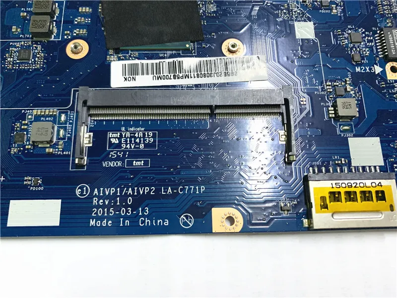 Для Lenovo 100-15IBY LA-C771P N2840 / N2830 процессор DDR3L полностью протестирован Бесплатная