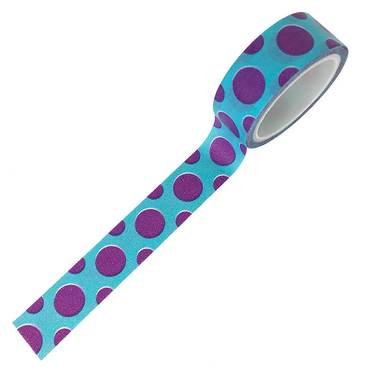 20 шт./компл. пятно фиолетовый круг фестиваль Washi лента дети DIY декоративные