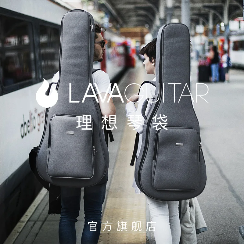

LAVA take fire guitar bag 41 inch folk acoustic guitar personality piano bag professional thickening backpack box ideal bag