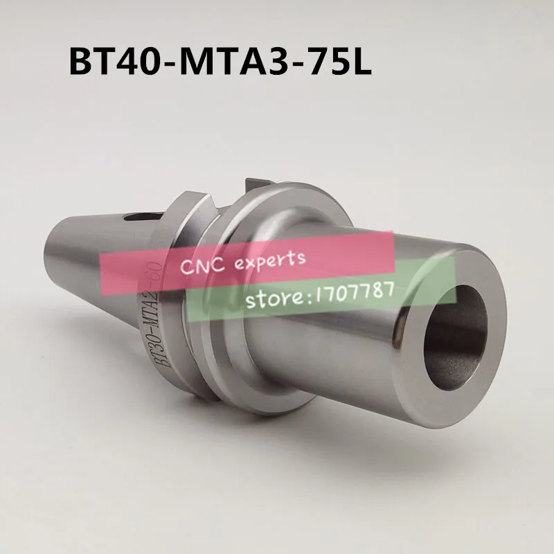 

Новый 1 шт. BT40-MTA3-75L MTA держатель конуса Морзе, BT40-MTA3 для конусной дрели Морзе, обрабатывающий центр, фрезерный станок с ЧПУ аксессуары