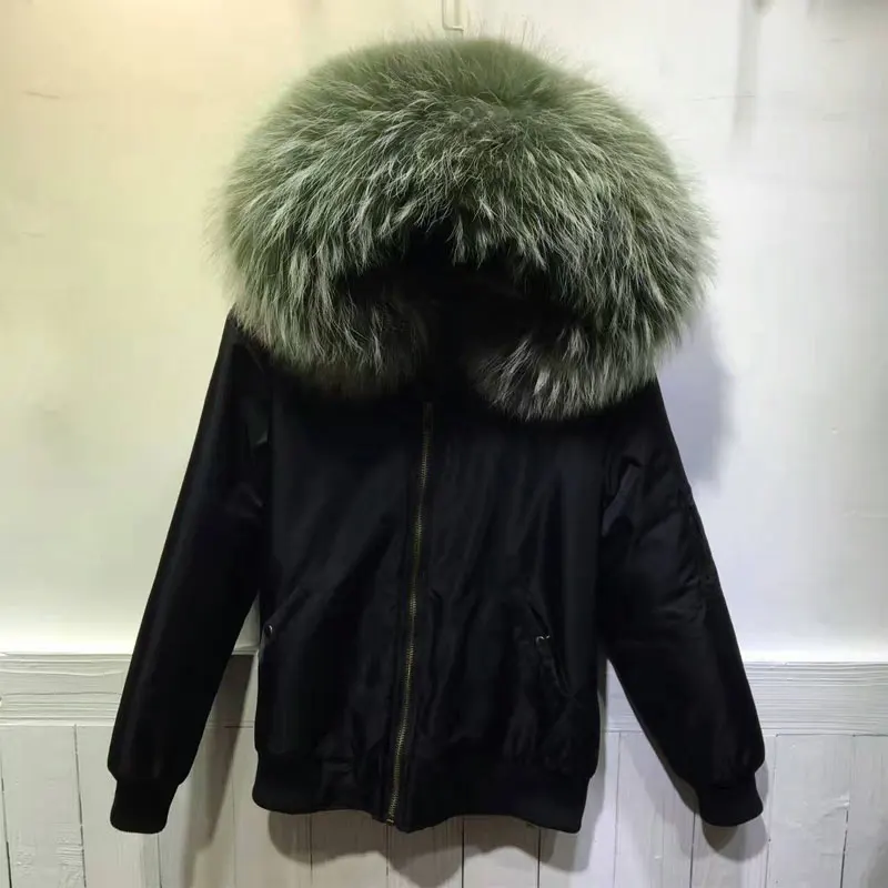 Куртка унисекс зимняя с большим воротником енота|jacket collar|bomber winter jacketbomber jacket sale |