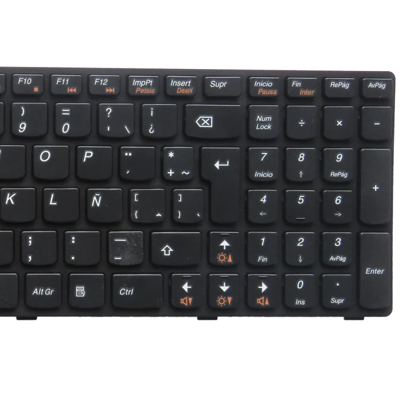 Испанская клавиатура для ноутбука LENOVO Ideapad G575 G575A G570 G570AH G570G G575AC G575AL G575GL G575GX Z560 Z560A