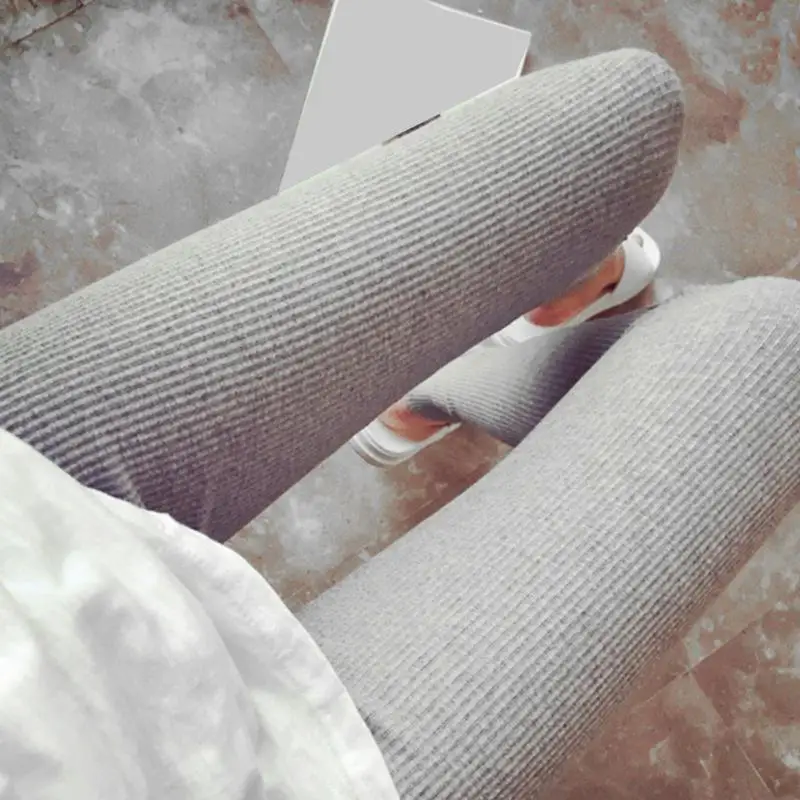 Новинка осенние и зимние хлопковые леггинсы 9/10 тонкие плотные однотонные теплые