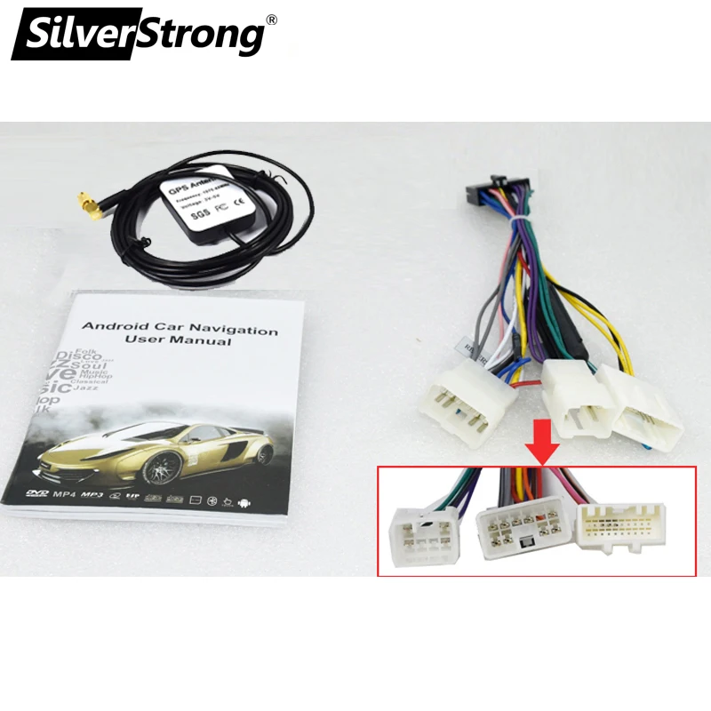 SilverStrong 8 дюймов панель IPS Android9.0 автомобильный DVD 2Din для Toyota Camry v40 2007 2011 опционально