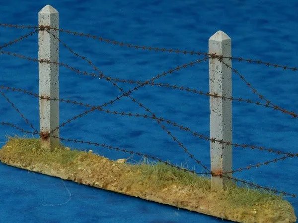1/35 бетонные столбы, Barbwire& Дракон Зубы набор