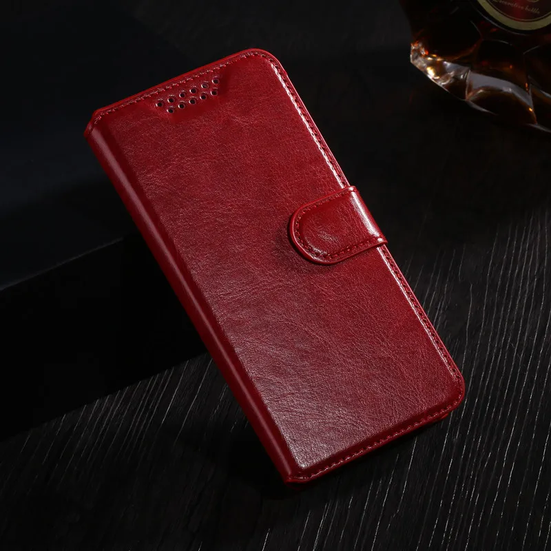 Чехол с откидной крышкой для ZTE Blade L7 кожаный бумажник силиконовый чехол из ТПУ