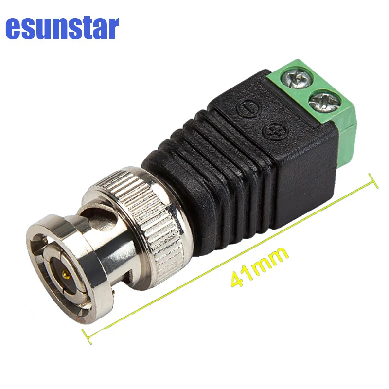 50 шт./лот Mini Coax CAT5 для камеры CCTV BNC UTP Видео балун коннектор адаптер Разъем