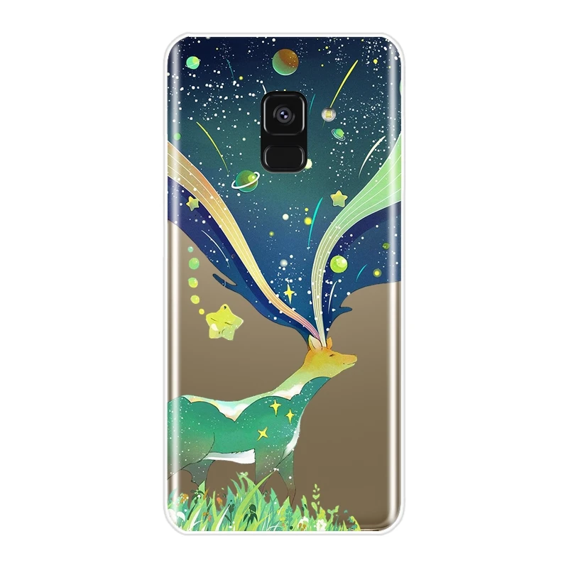 Чехол для Samsung Galaxy A5 A7 2018 A6 A8 Plus мягкий силиконовый чехол-накладка A3 2016 2017 |