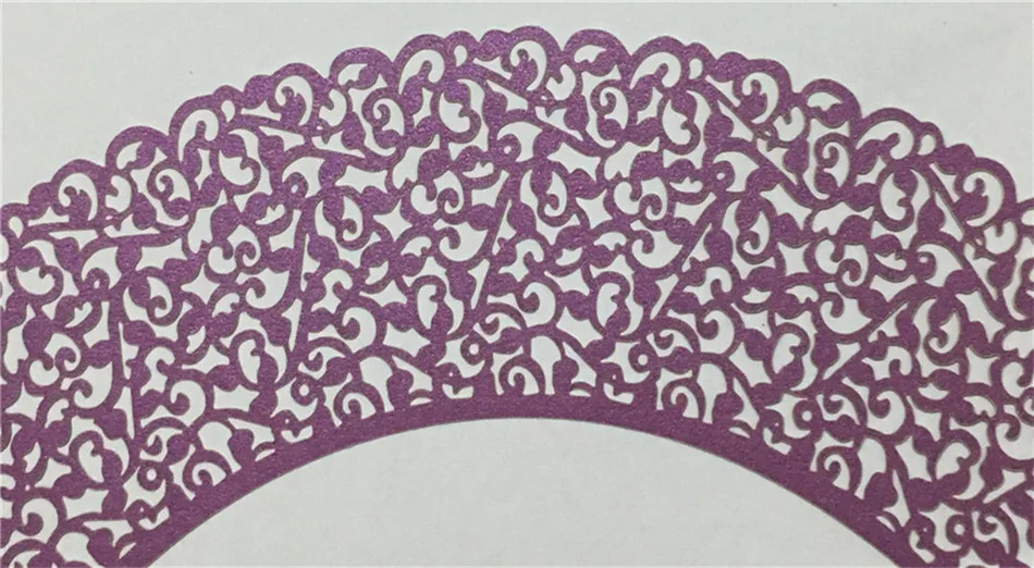 Dark purple 20 шт., открытая Элегантная настольная бумага с именем и местом, свадебные пригласительные открытки, свадебные украшения, вечерние украшения стола 6ZZ49 - Цвет: Dark purple
