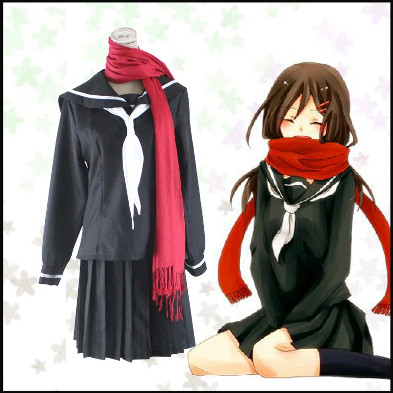 Аниме MekakuCity Actors Kagerou Project Tateyama костюмы AYANO Косплей Школьная Униформа для