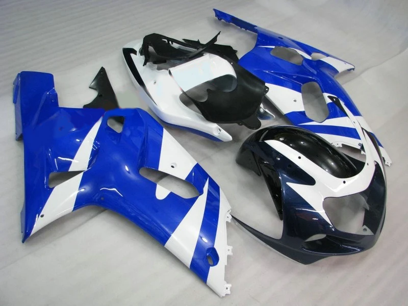

Bodywork plastic fairing kit for Suzuki SRAD GSXR600 01 02 03 GSXR 600 750 2001 2002 2003 blue white fairings set YT24