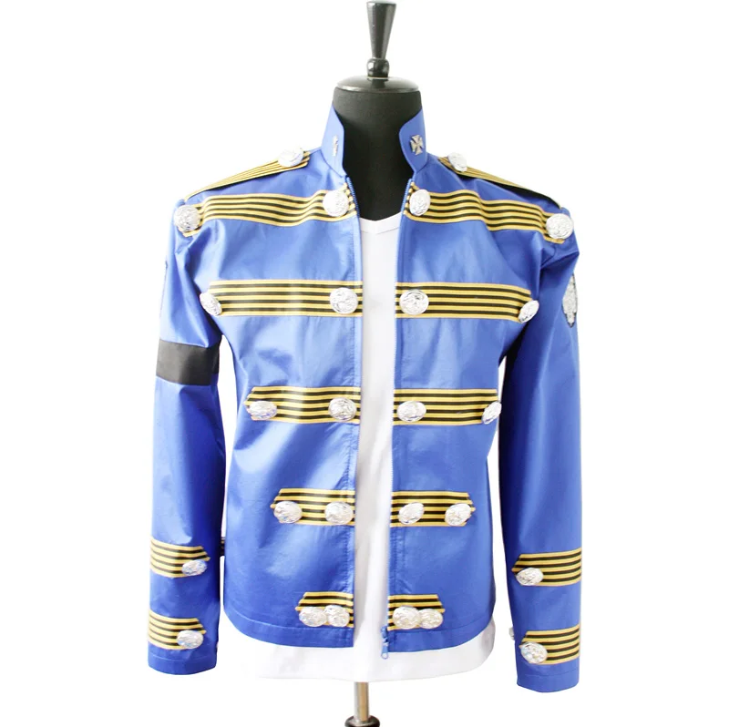 Панк МД Майкл Джексон кнопку мужская куртка Буле Ретро Тонкий Англия военной