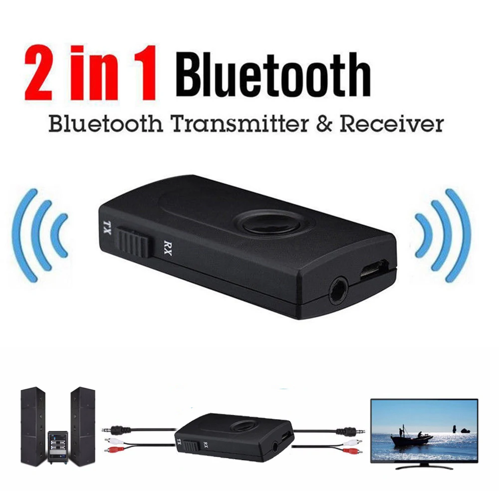 Беспроводной Bluetooth V4 передатчик и приемник адаптер стерео 3 5 мм аудио музыкальный