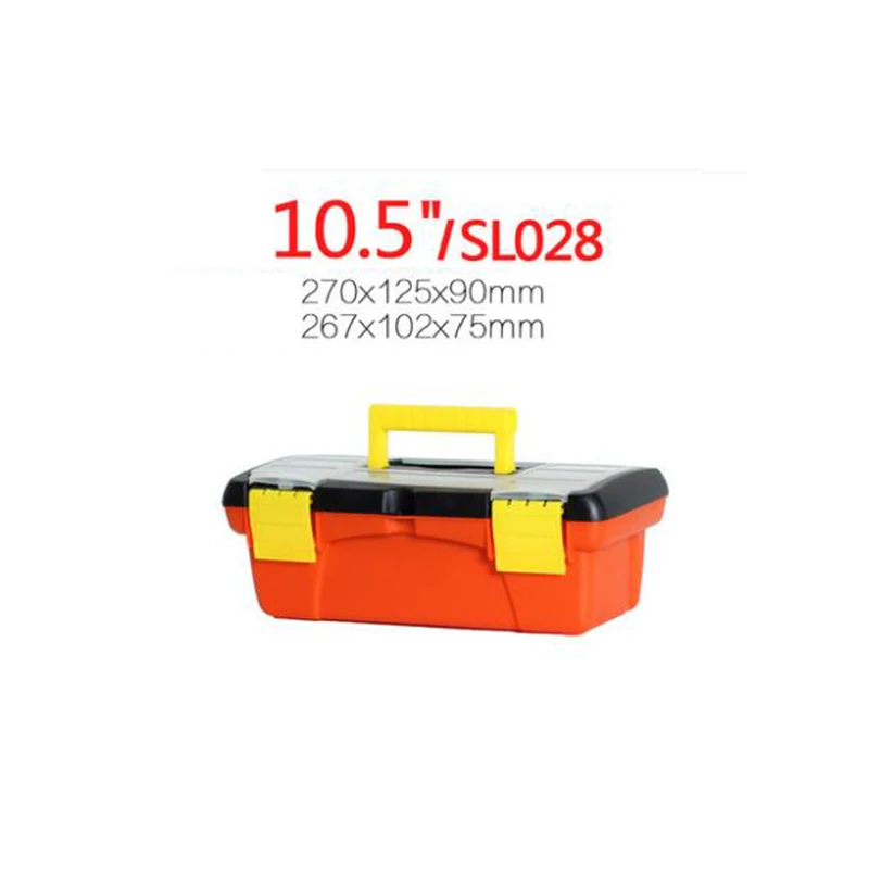 10.5inch Портативный Toolbox Пластик электрика коробка утолщаются оборудования Чехол для хранения многофункциональный инструмент Box бытового обслуживания Запчасти коробка - Цвет: 10.5inch
