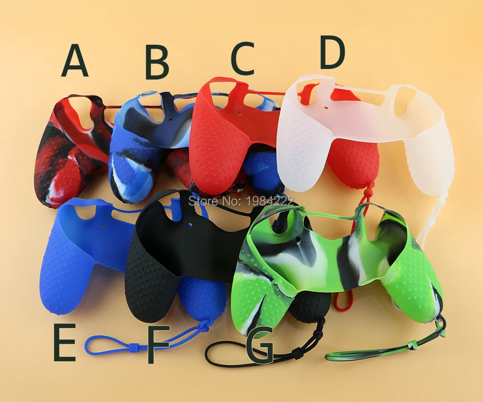 OCGAME 7 видов цветов беспроводной силиконовый мягкий защитный чехол с ремешком на