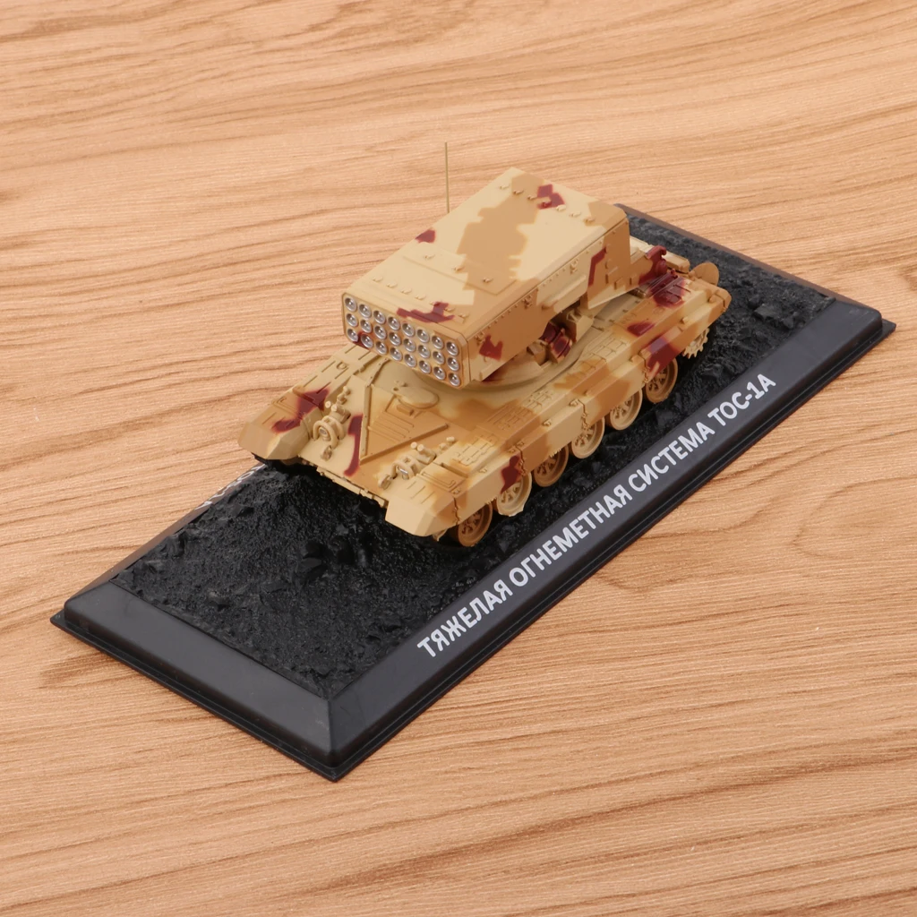 1: 72 Масштаб советская TOS-1A танк военная армейская модель автомобиля для мальчиков Коллекция подарков