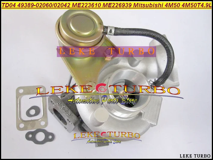 Турбокомпрессор TD04 4 49389 02060 02042 ME223610 ME226939 для грузовиков Mitsubishi 4M50 4M50T 4.9L с