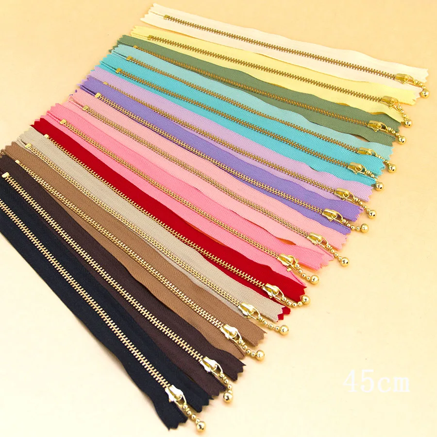 10 шт./лот 30 см YKK 3 # золотой зуб металлическая молния Close end без блокировки DIY для