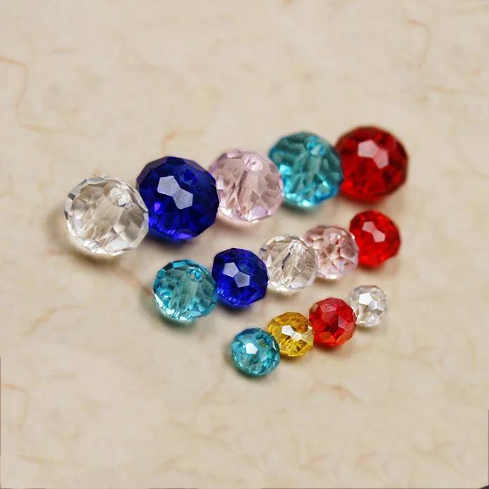 80 шт./лот черные красные розовые DK синие хрустальные кварцевые стеклянные