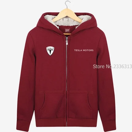 Tesla комбинезон на молнии Толстовка Осень и зима рабочая одежда Авто шоу оснастки