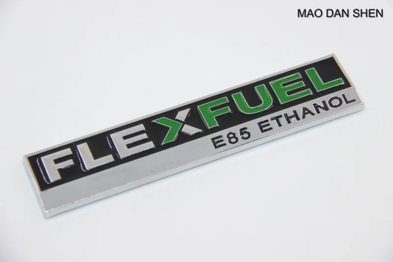Металлический E85 этанол FlexFuel значок эмблема для задней опора для крышки багажника подходит для EVO MS86 X Шевроле GMC