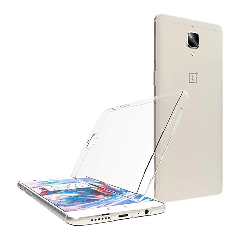 Мягкий прозрачный ТПУ силиконовый чехол для Oneplus 3 A3000 A3003 задняя крышка 5 дюймов