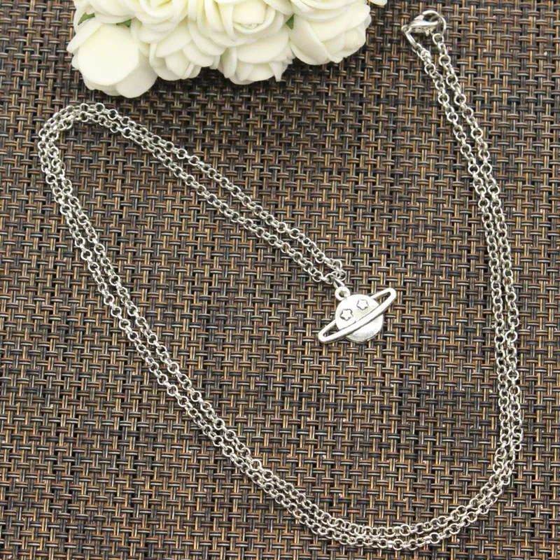 Новая мода кулон Сатурн планеты Искра звезда чокер очарование короткий длинный