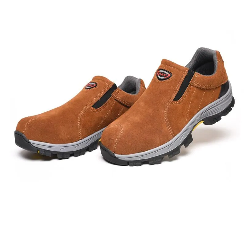 Autumn Safety Work Shoes for Men Steel To Cap Crashproof Boots Seed Mesh Lining Breathable Puncture Proof Inside Sole Sneakers | Обувь