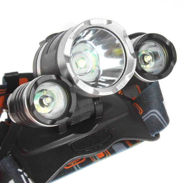 PANYUE RJ3000 Высокая мощность T6 + 2R2 LED 3000Lm фара налобный фонарь 18650 Головной