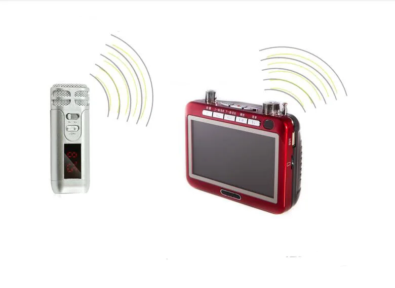 2 шт./лот беспроводной ручной FM микрофон с реверберами для Мегафона и автобуса