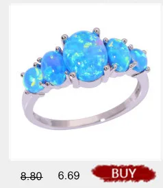 Cinily создан Blue огненный опал Серебро покрытием Лидер продаж Мода для Для женщин jewelry браслет 6 3/" OS451