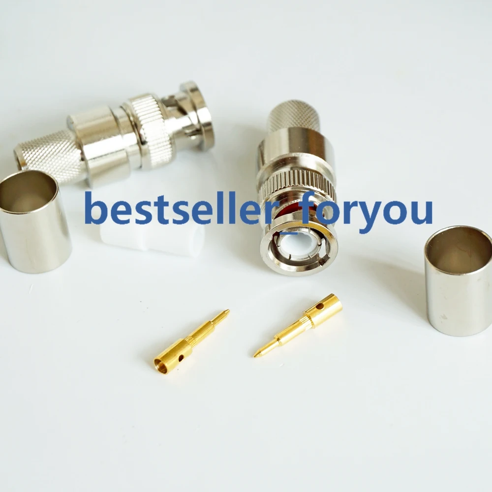 BNC male Q9 plug crimp для RG8 RG213 LMR400 RG214 кабель прямой RF соединитель | Обустройство дома