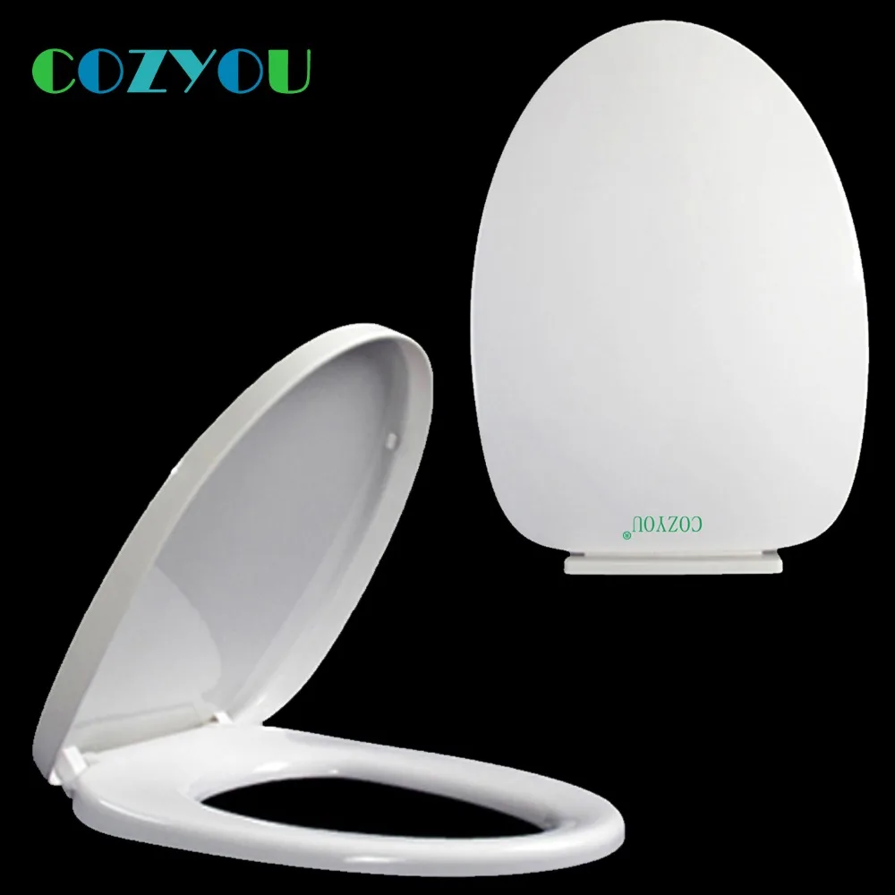 Удлиненное мягкое закрытое сиденье для унитаза PPQuick Release установки выше