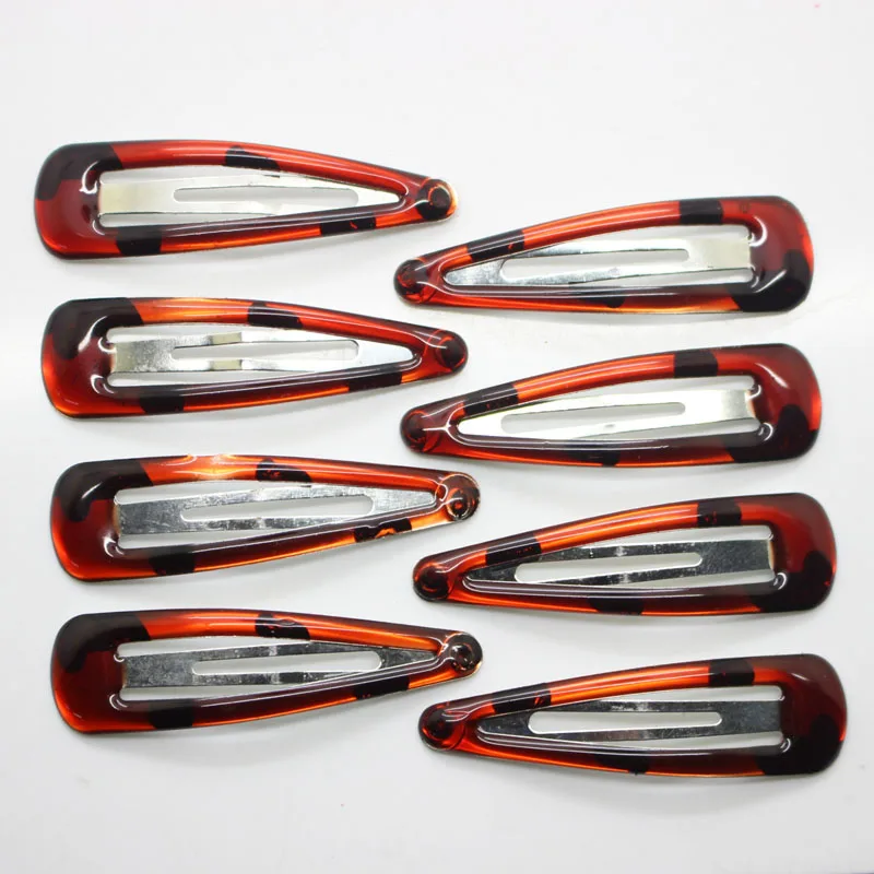 Заколки для волос из эпоксидной смолы в форме черепахи 8 шт./компл. Женские