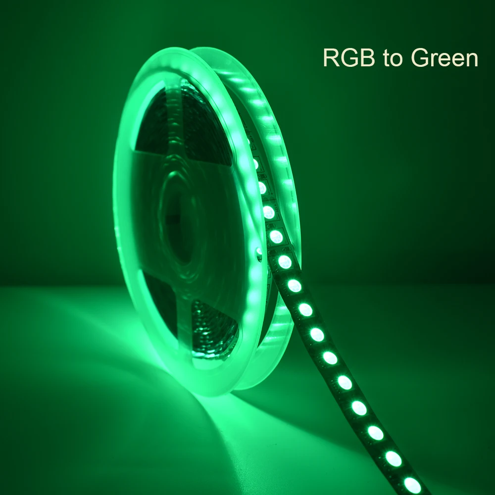 DC 12 В гибкая светодиодная лента rgb светильник s 120 единиц 5050 светодиодный s/M не водонепроницаемый светодиодный ленточный многоцветный светодиодный светильник с разъемом