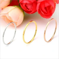 r013 316 l stainless steel black ip planting women and men rings width 1mm no fade good quality tianium fashion jewelry