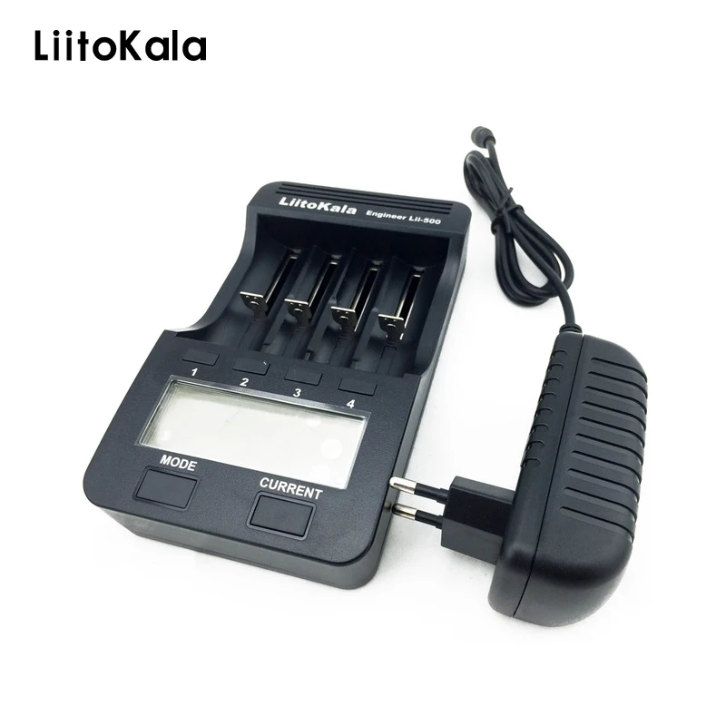 ЖК liitokala LII-500 3 7 V зарядное устройство 18650 26650 18500 16340 18350 14500 10440 1 2 AA/AAA NiMH батареи |