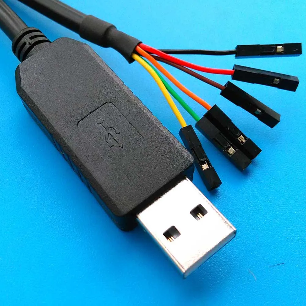 6 Way 0,1 SIL разъем FTDI FT231X USB RS232 кабель адаптера