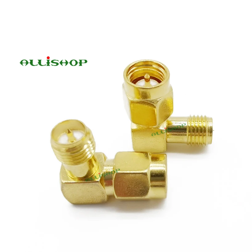 2 шт. разъем SMA папа RP мама 90 градусов|plug adapter connector|plug connectorsm plug |