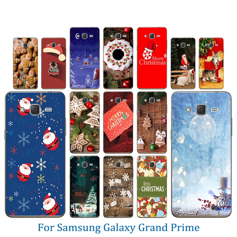 Чехол для Samsung Galaxy Grand Prime силиконовый чехол телефона из ТПУ с рисунком Merry X'MAS G530F