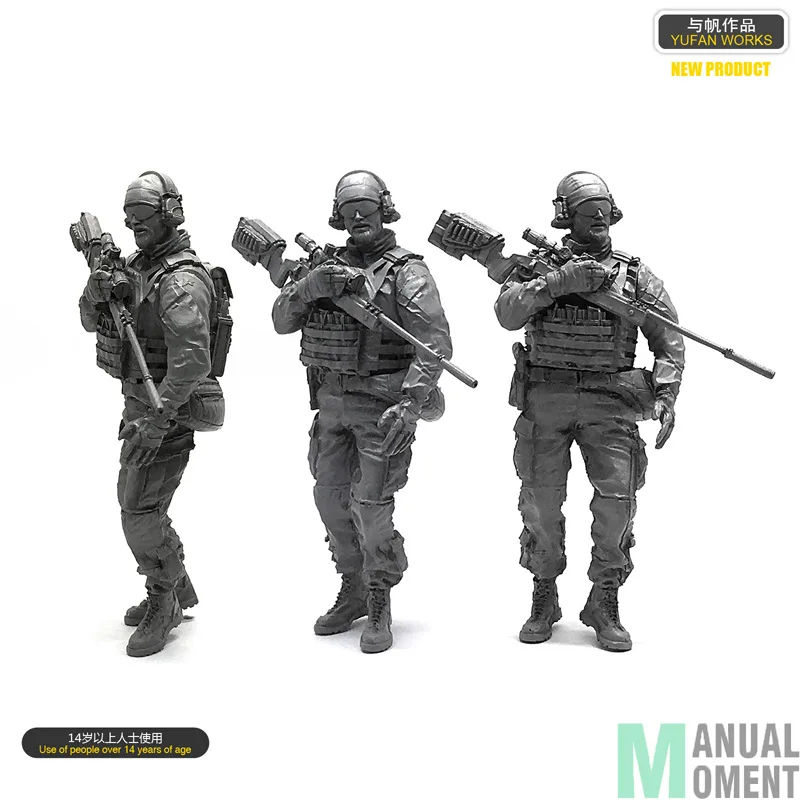 Миниатюрный 1/35 американский морской уплотнитель коммандер Снайпер