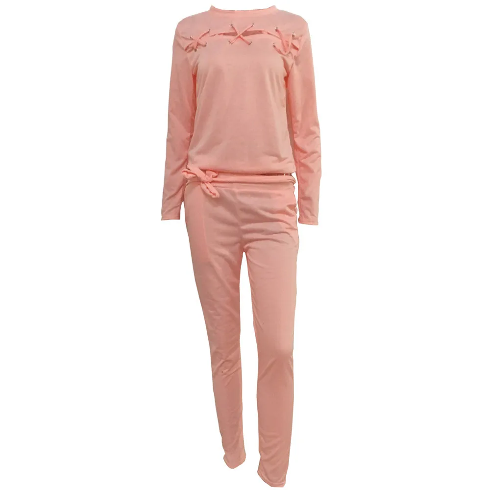 Бесплатная доставка спортивный костюм для женщин топ с длинными рукавами и