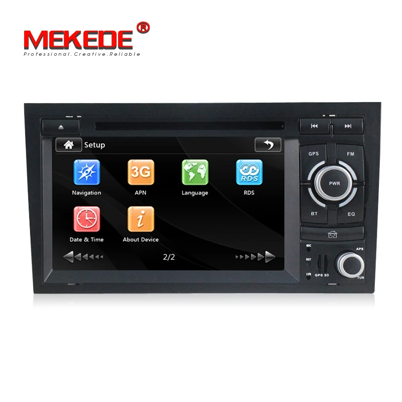 Бесплатная доставка HD 2 Din емкостный экран автомобильный DVD для audi A4 2002 2008 S4 RS4 8E 8F B9
