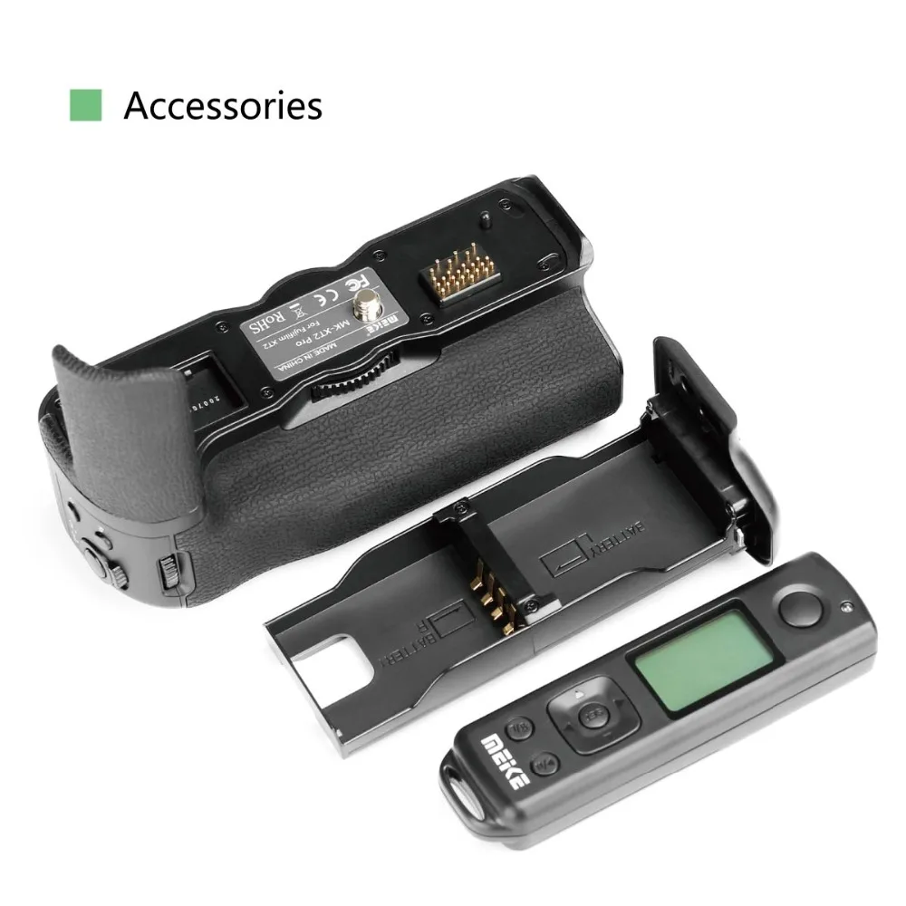 Meike MK XT2 Pro Многофункциональный батарейный блок с беспроводным пультом