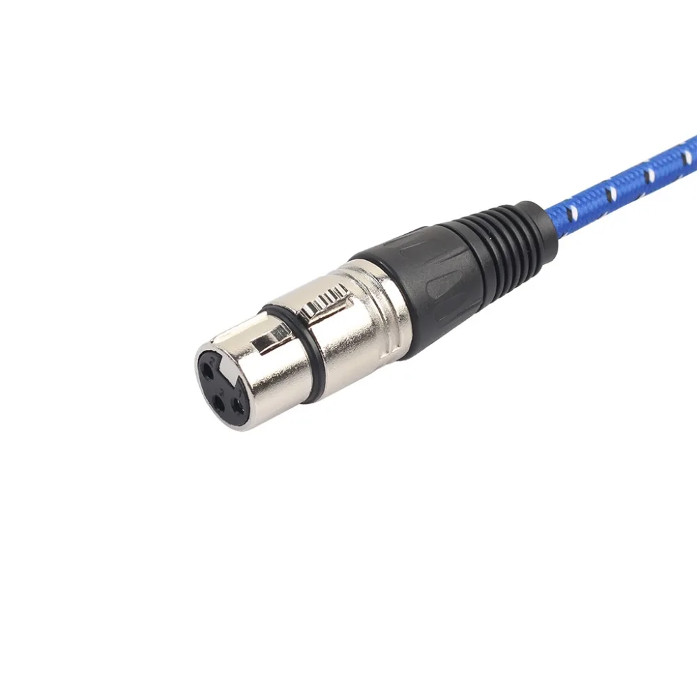 REXLIS нейлон плетеный провод 3Pin XLR аудио кабель мужчин и женщин микрофон удлинитель