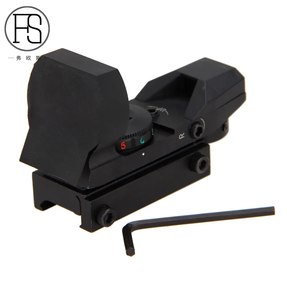

Tactical Holographic Sight Reflex 4 Red Green Dot Sight Fit For 11 mm / 20mm Standard Rail Hunting Shooting Riflescope